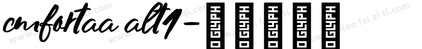 cmfortaa alt1字体转换
